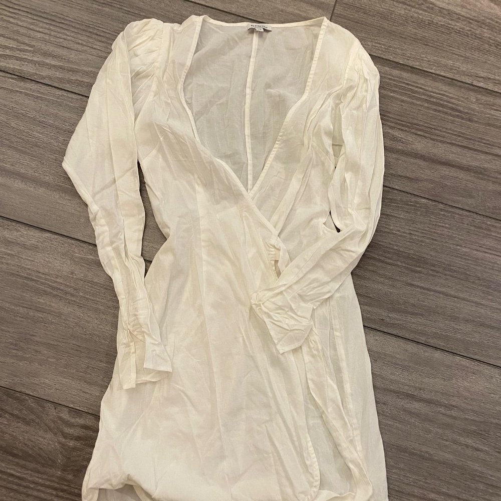 WeWoreWhat Long Sleeve Wrap Cover-Up